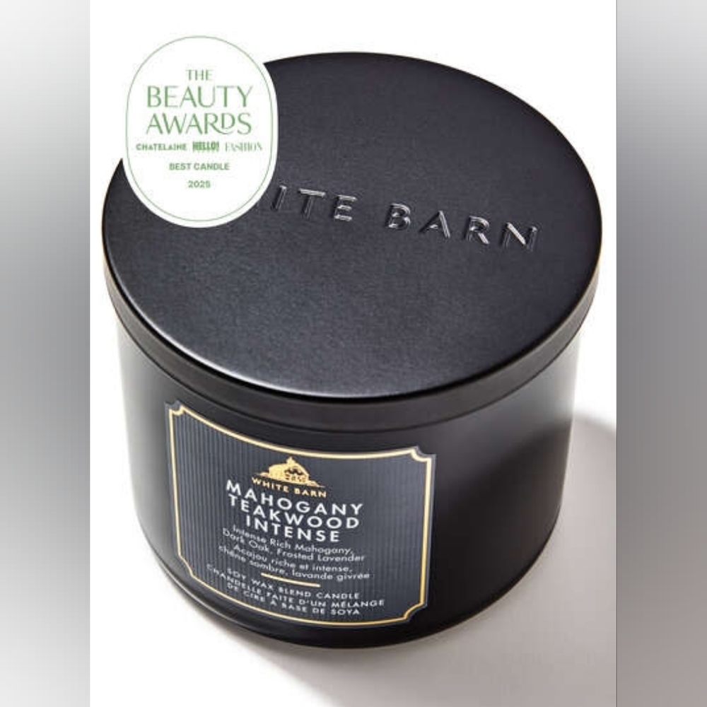 ✨️White Barn Mahogany Teakwood Intense Candle - Black✨️🖤